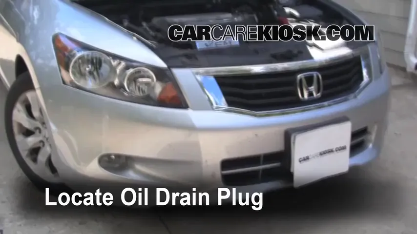 2008 Honda Accord EX-L 3.5L V6 Sedan (4 Door) Oil Change Oil and Oil Filter
